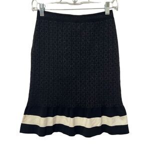 MOSCHINO New !! Knit Viscose Blend Mini Skirt from Boutique Collection Size 6 Bl